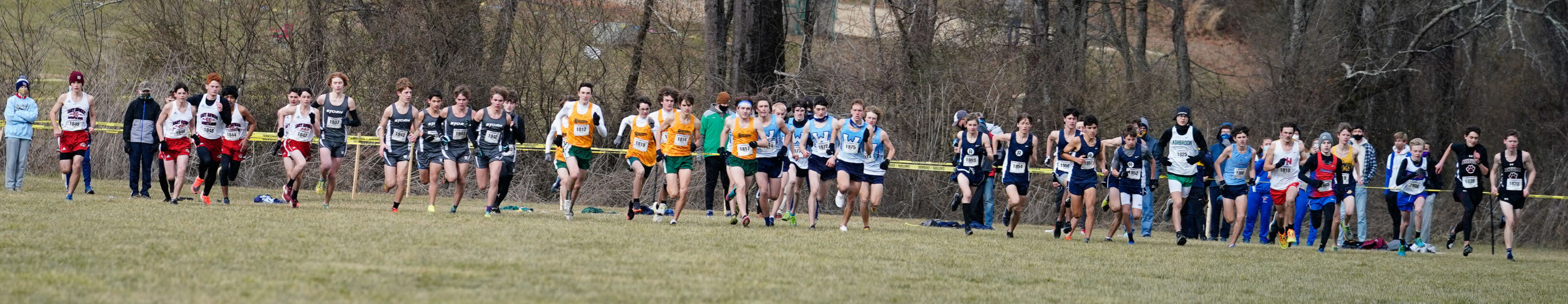 Start of the 2020-21 NCHSAA 3A West Cross Country Regionals